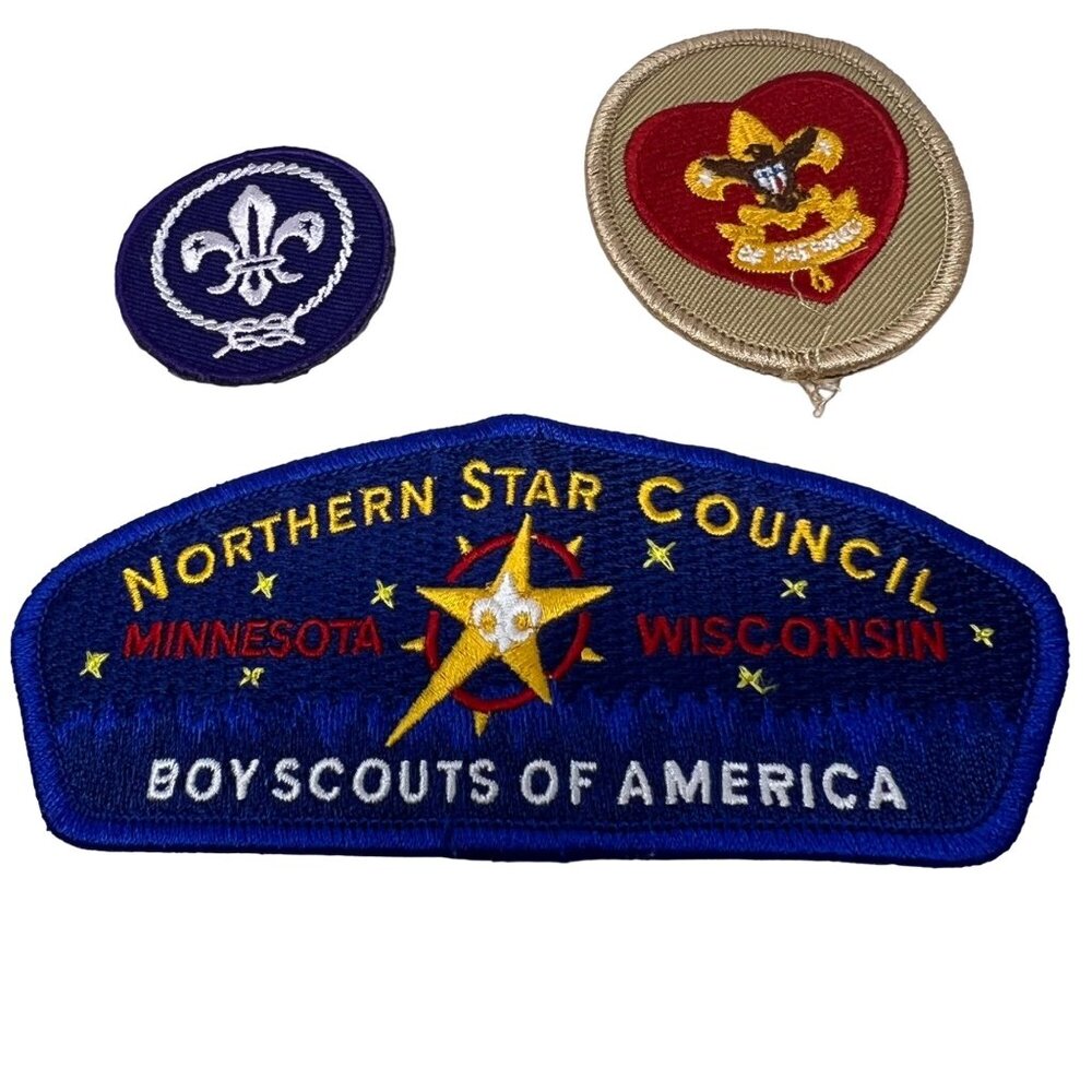 Boy Scouts of America Patch Lot Northern Star Council Minnesota Wisconsin